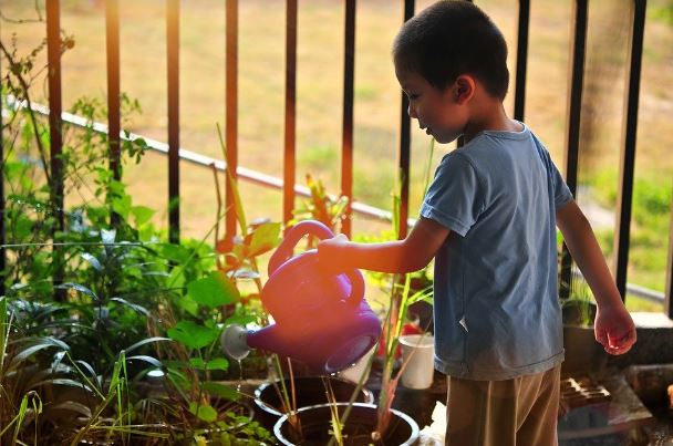 Children in the Garden