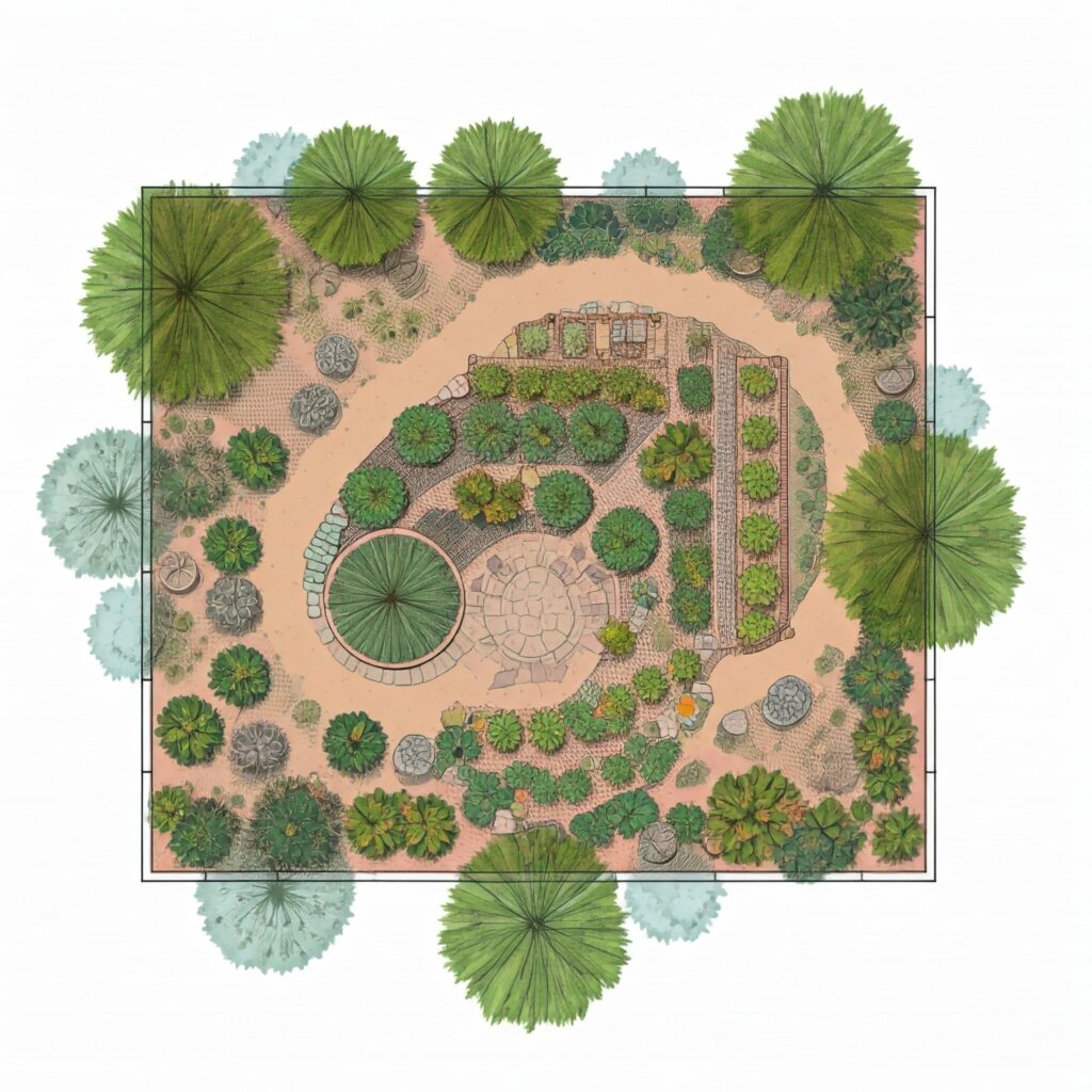 desert gardening design